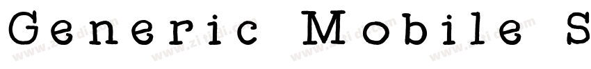 Generic Mobile Syste字体转换